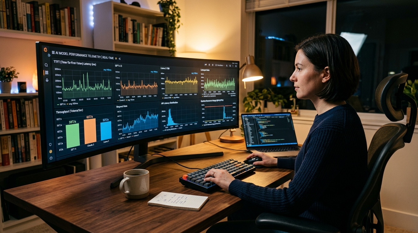 High-speed silicon hardware testing representing ultra-low latency LLM inference.